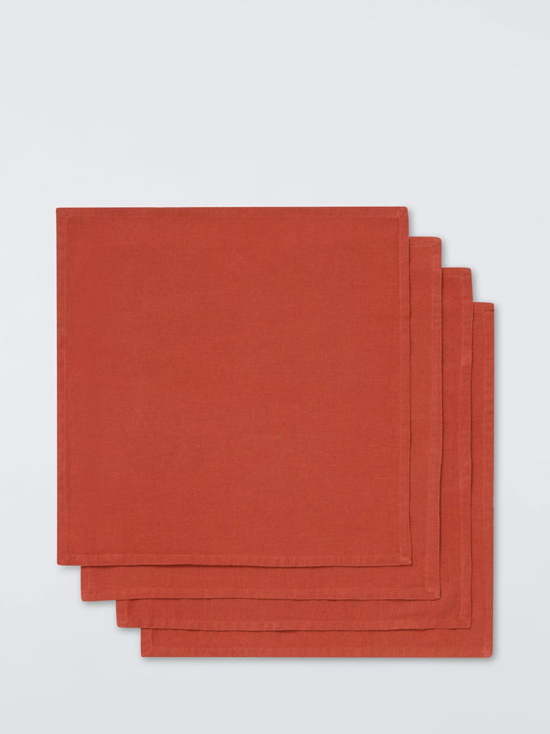 John Lewis Cotton Linen Blend Napkins Set of 4