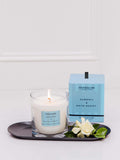 Stoneglow Gardenia and White Muguet scented candle, 200g (British brand)