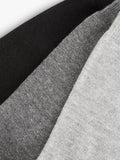 John Lewis organic cotton ankle socks pack of 3 black multi - British product