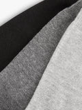 John Lewis organic cotton ankle socks pack of 3 black multi - British product