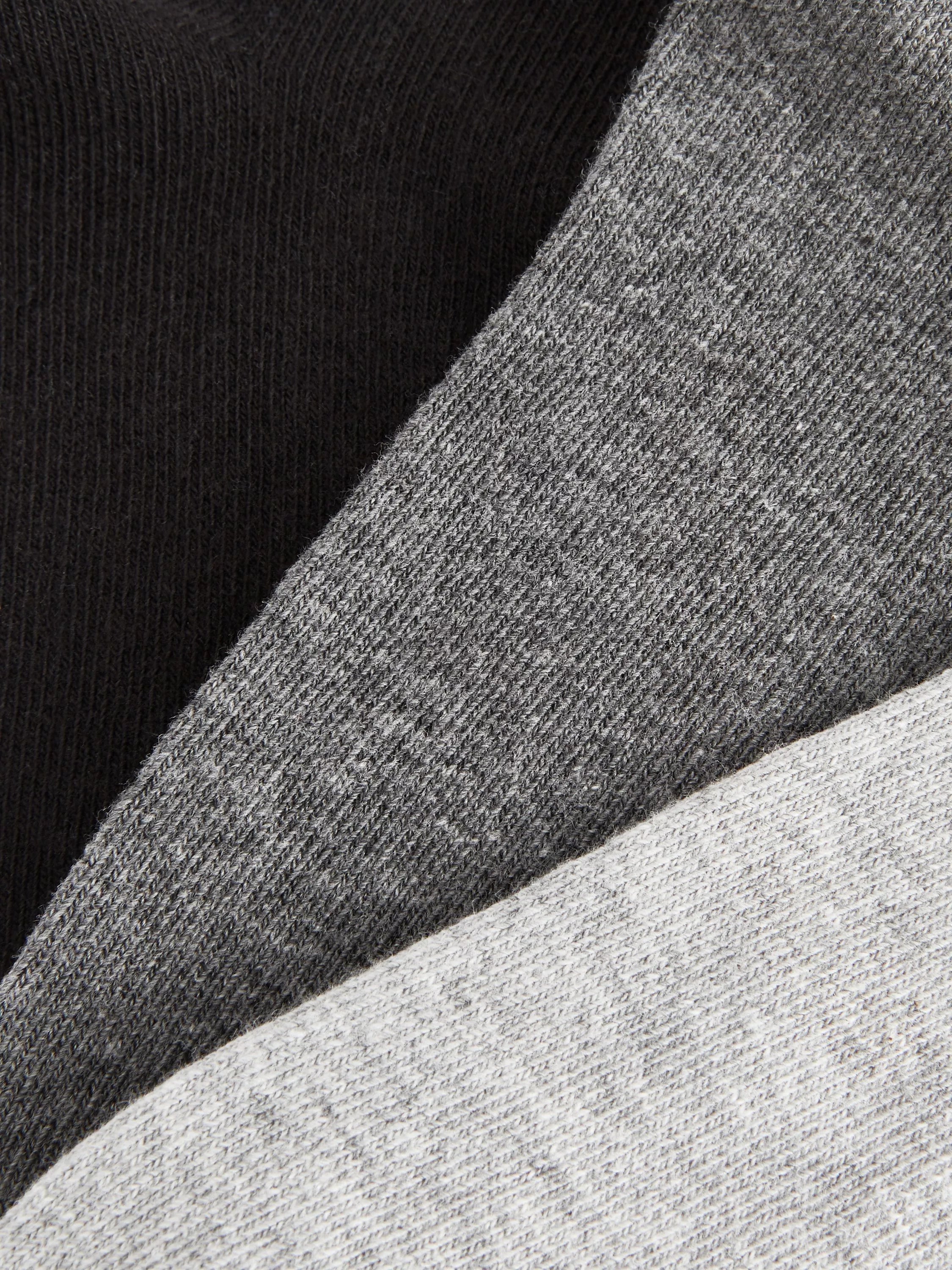 John Lewis trainer socks pack of 3 mono multi (British brand)