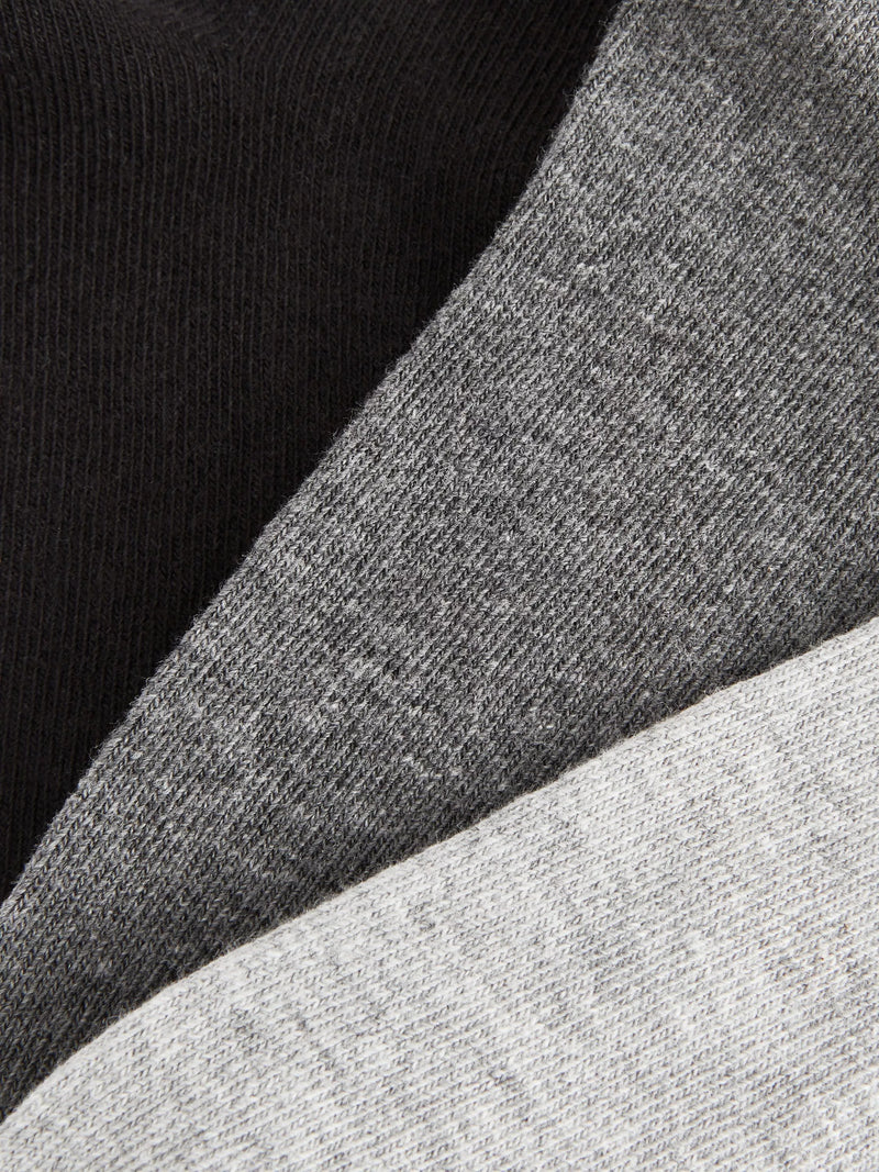 John Lewis trainer socks pack of 3 mono multi (British brand)