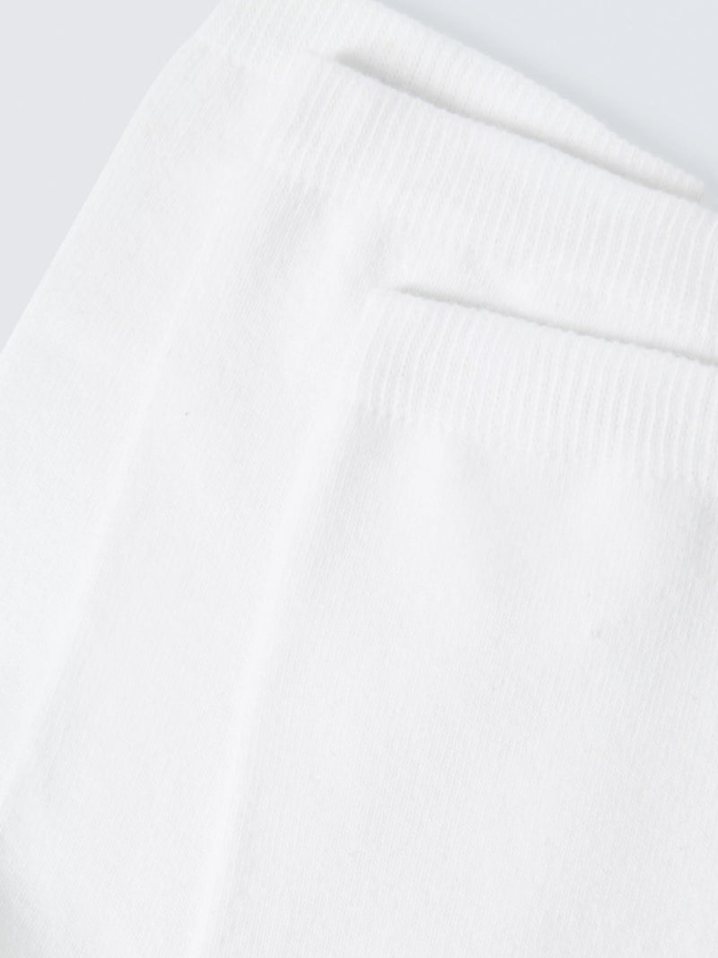 John Lewis ankle socks pack of 3 white, imported from the UK