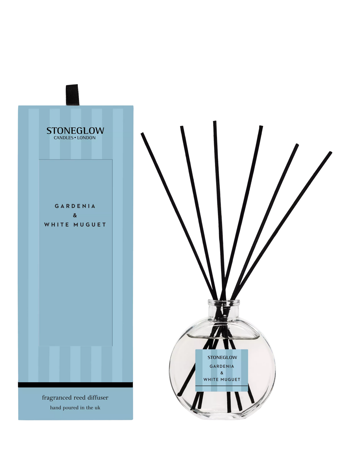 Stoneglow reed diffuser Gardenia & White Muguet 120ml (British brand)