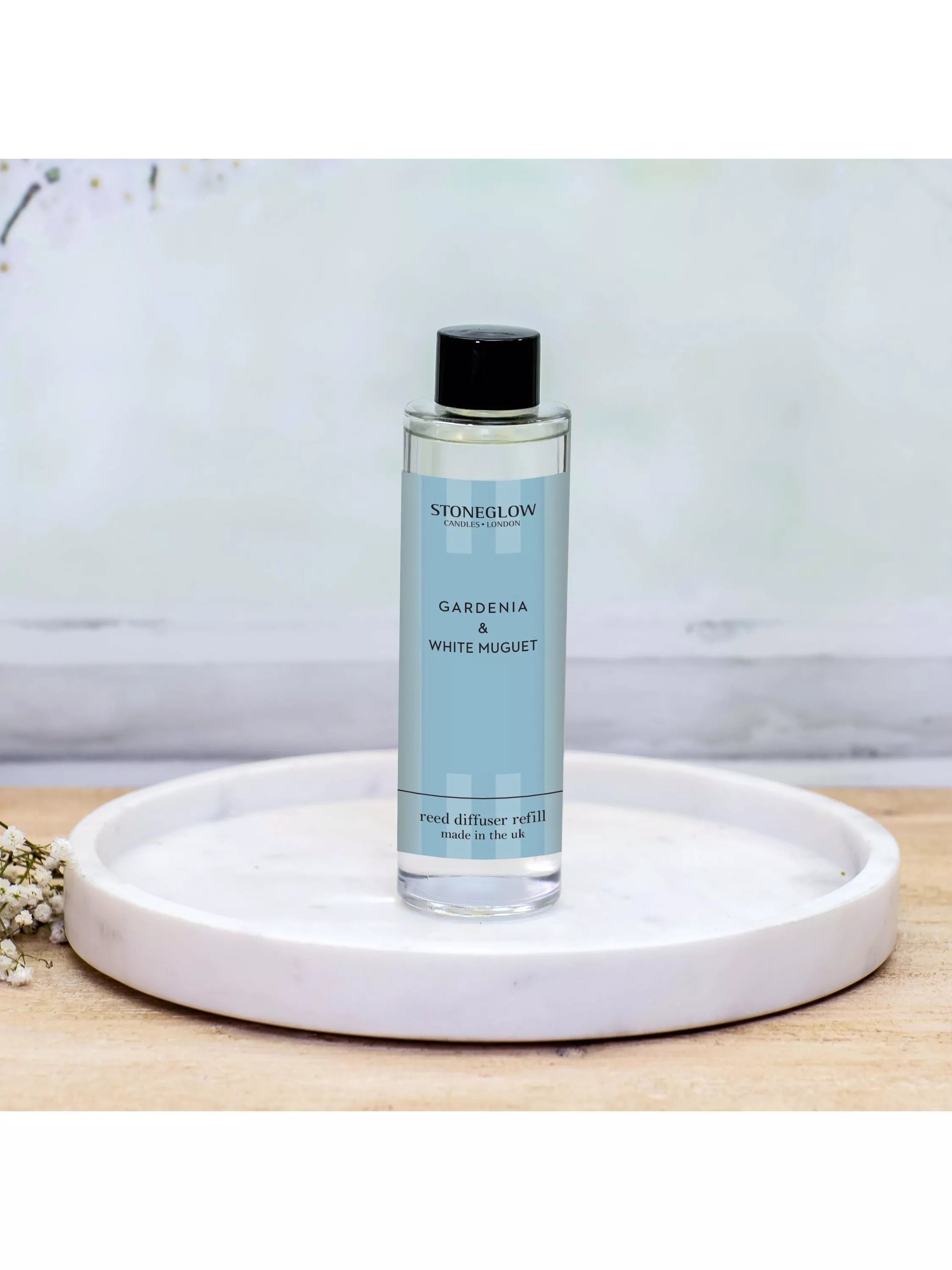 Stoneglow diffuser refill Gardenia & White Muguet 210ml (British brand)