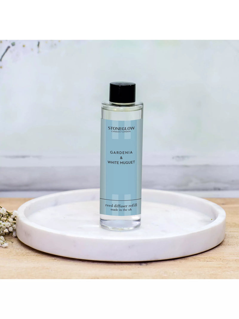 Stoneglow diffuser refill Gardenia & White Muguet 210ml (British brand)