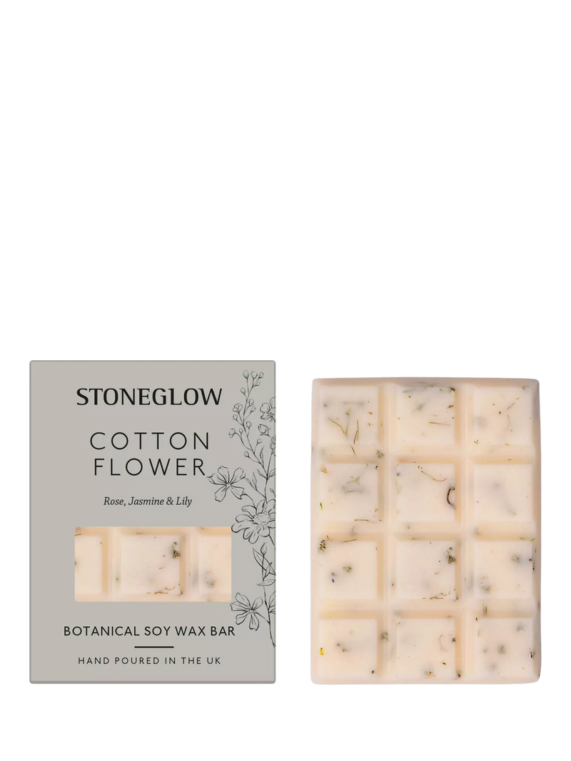 Stoneglow Walled Garden cotton flower soy wax melts (British brand)