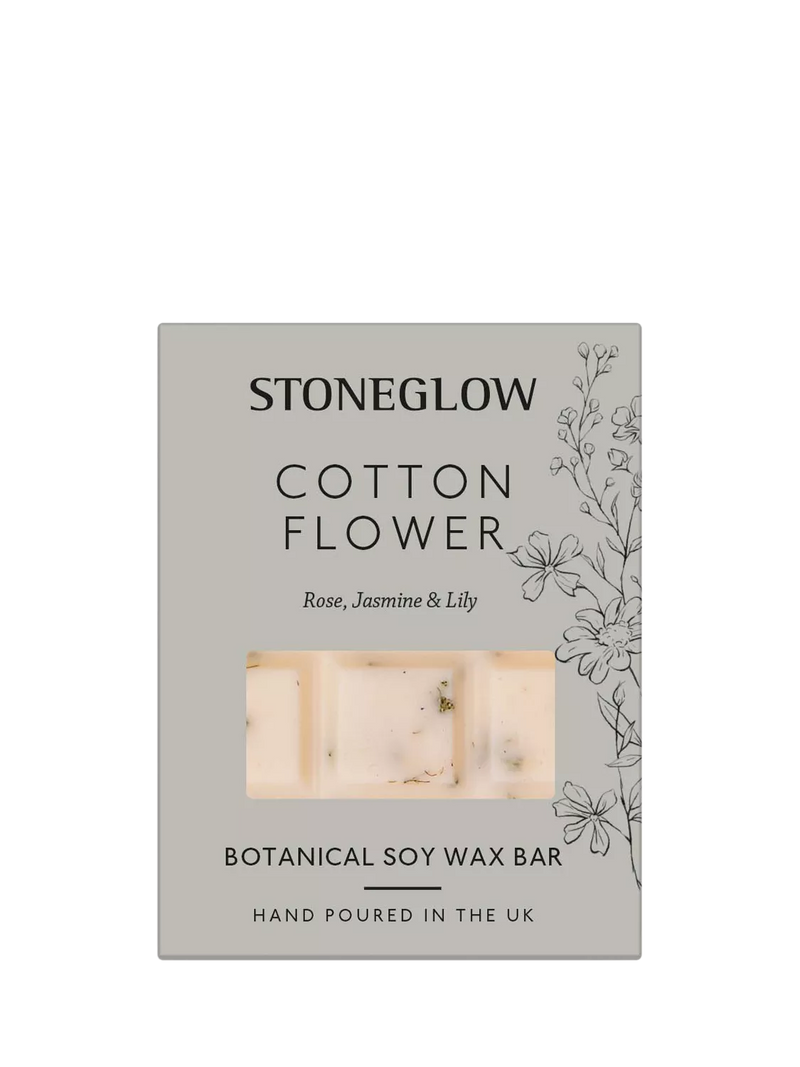 Stoneglow Walled Garden cotton flower soy wax melts (British brand)