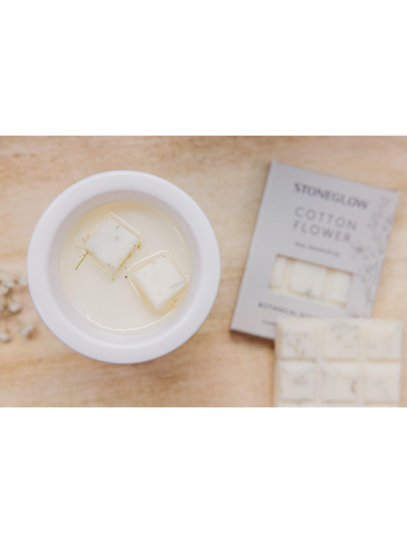 Stoneglow Walled Garden cotton flower soy wax melts (British brand)