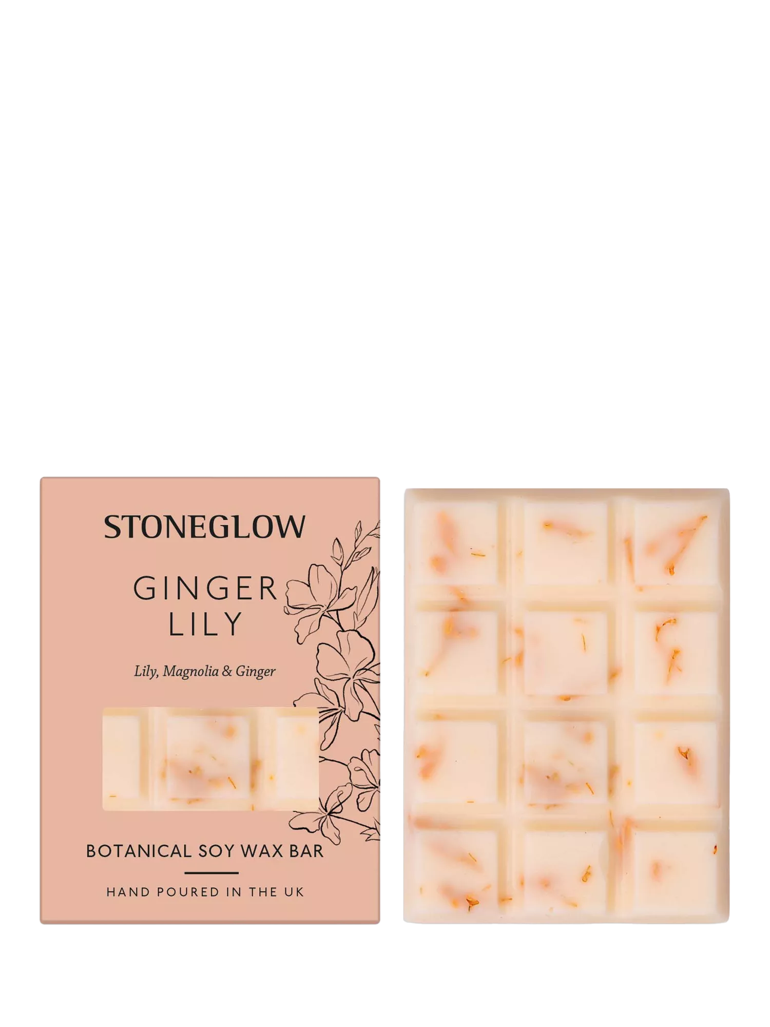 Stoneglow Ginger Lily soy wax melts 55g, UK version