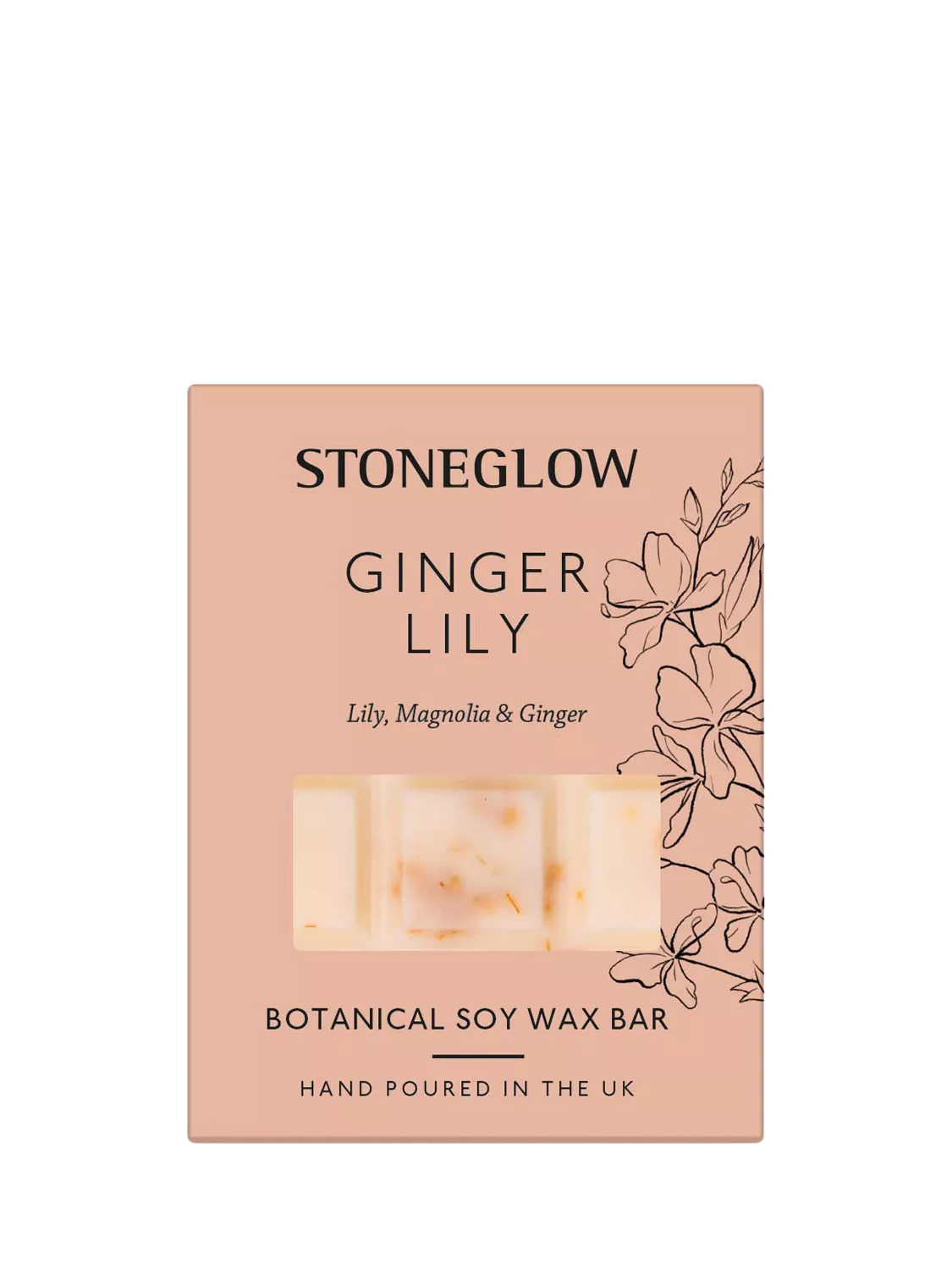 Stoneglow Ginger Lily soy wax melts 55g, UK version
