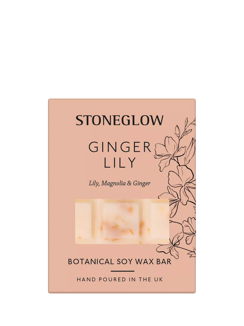 Stoneglow Ginger Lily soy wax melts 55g, UK version