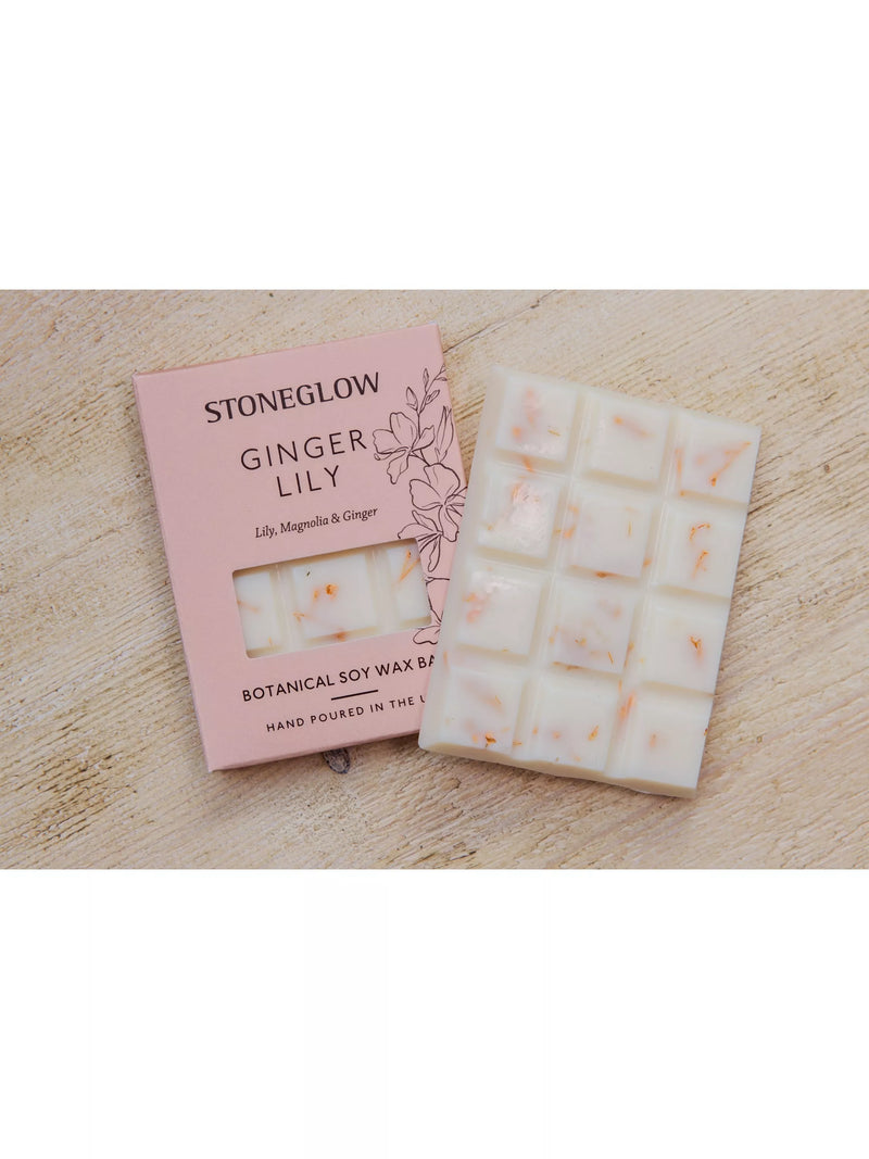 Stoneglow Ginger Lily soy wax melts 55g, UK version