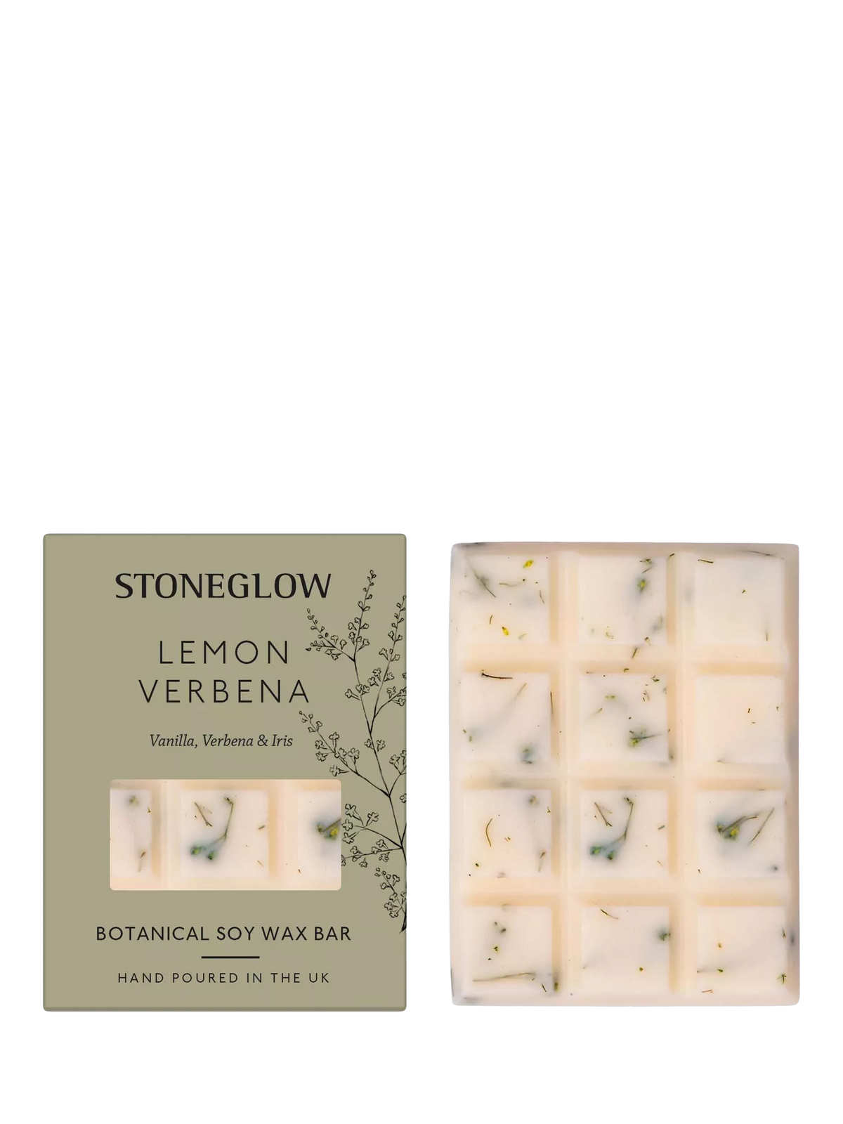 Stoneglow Lemon Verbena soy wax melts - British product