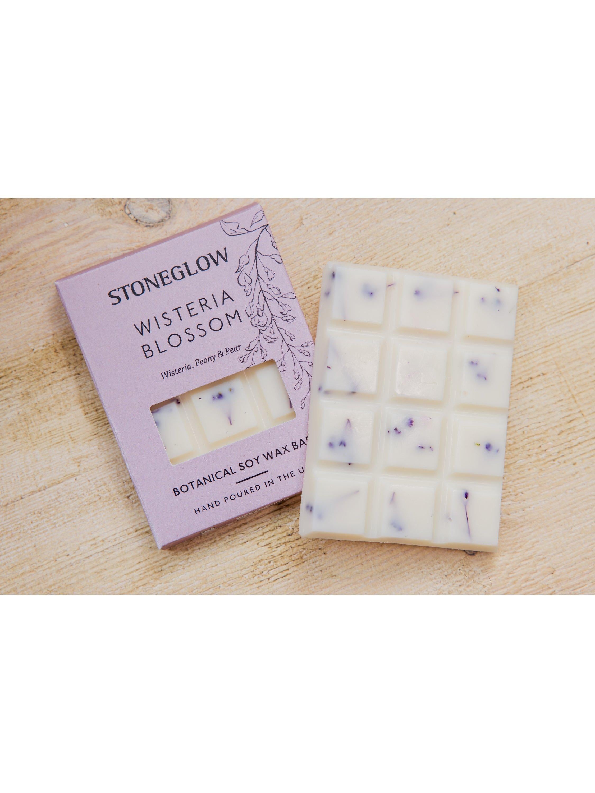 Stoneglow Wisteria Blossom soy wax melts - British product