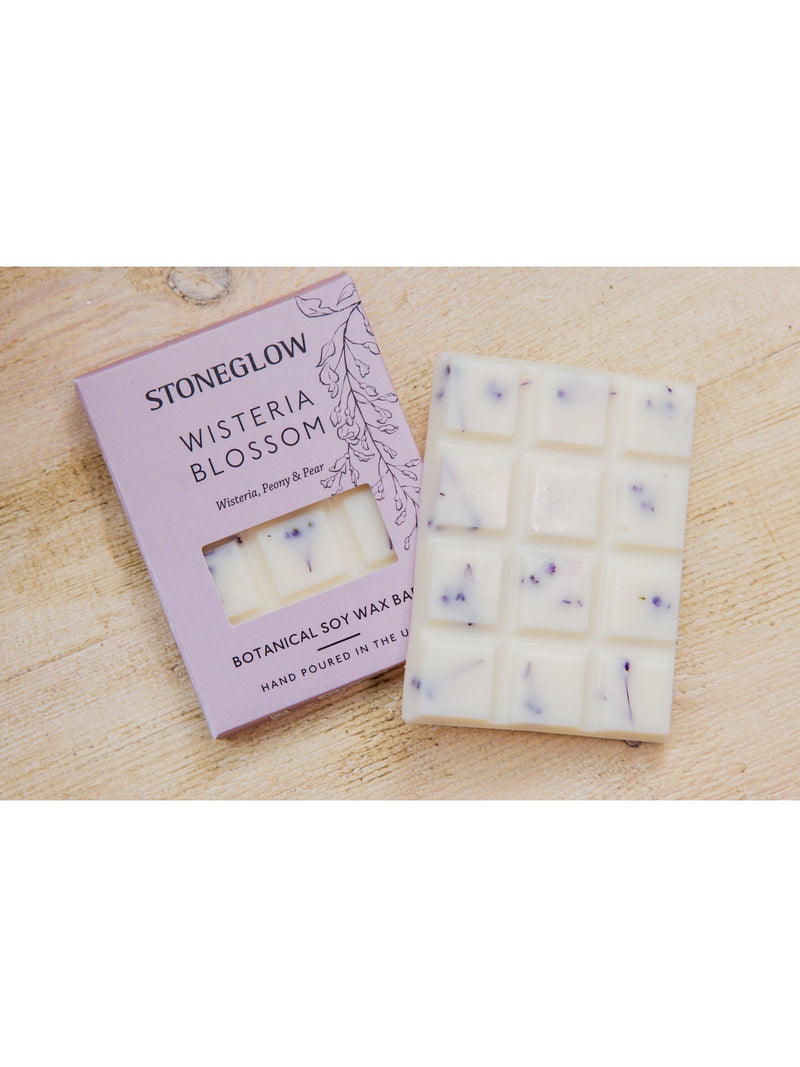 Stoneglow Wisteria Blossom soy wax melts - British product