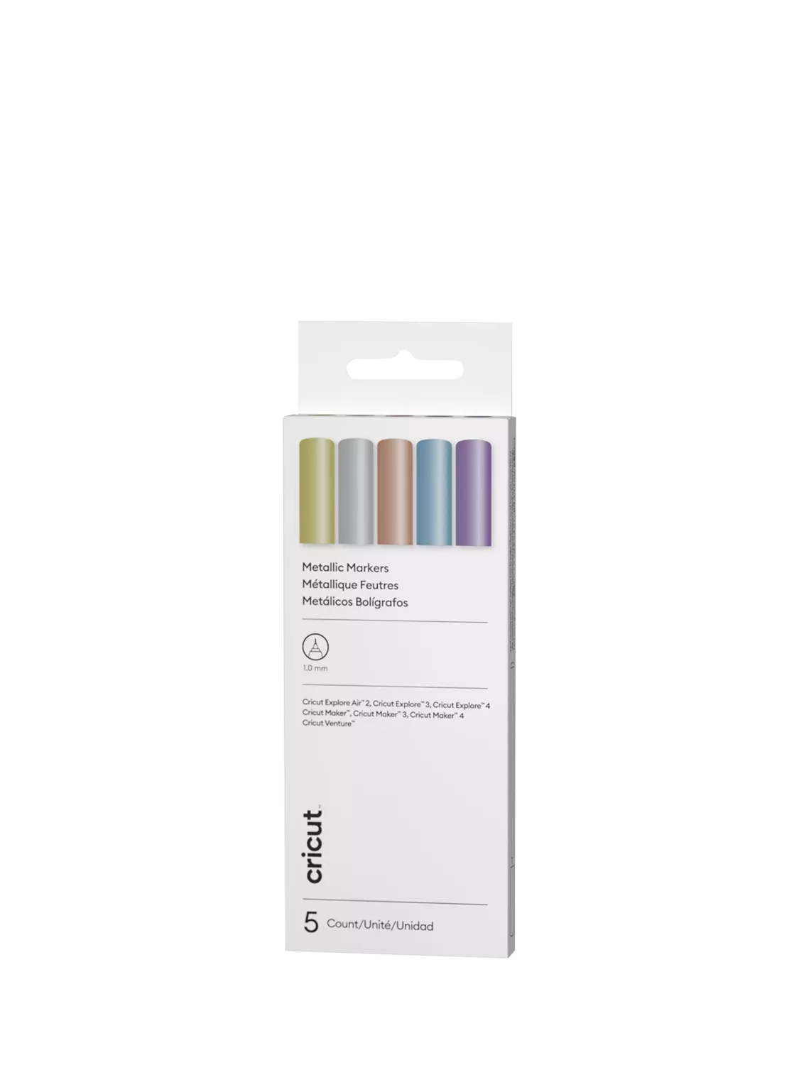 Cricut metallic pens pack of 5, imported from the UK