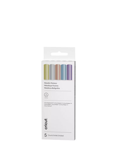 John Lewis Cricut Medium Pens Metallic Craft Machine Pens Pack of 5- Buy online at McGrocer