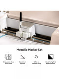 Cricut metallic pens pack of 5, imported from the UK
