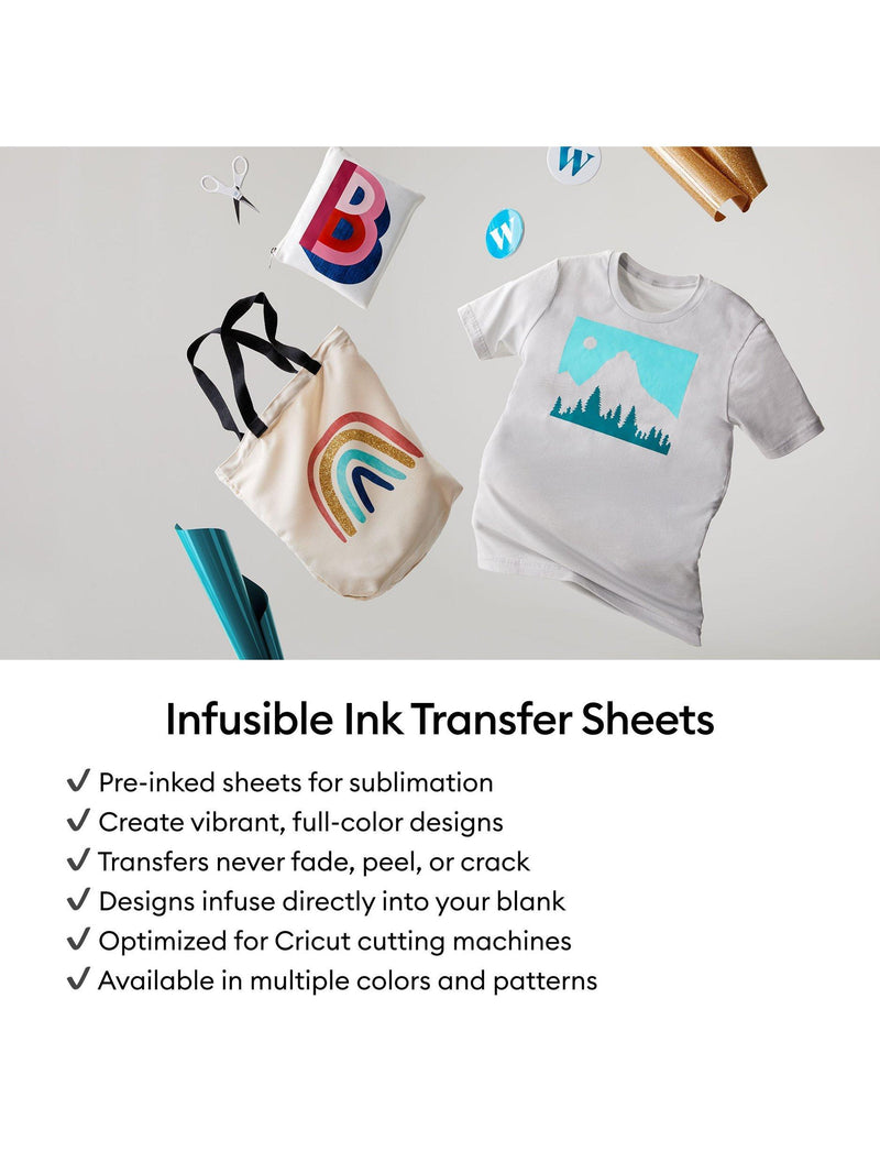 Cricut Infusible Ink Transfer Sheets pack of 2 30.5cm 30.5cm - British product