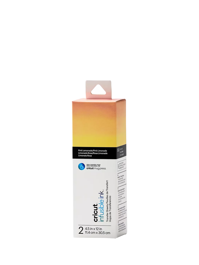 Cricut Infusible Ink watercolour transfer sheets 2-pack - British product