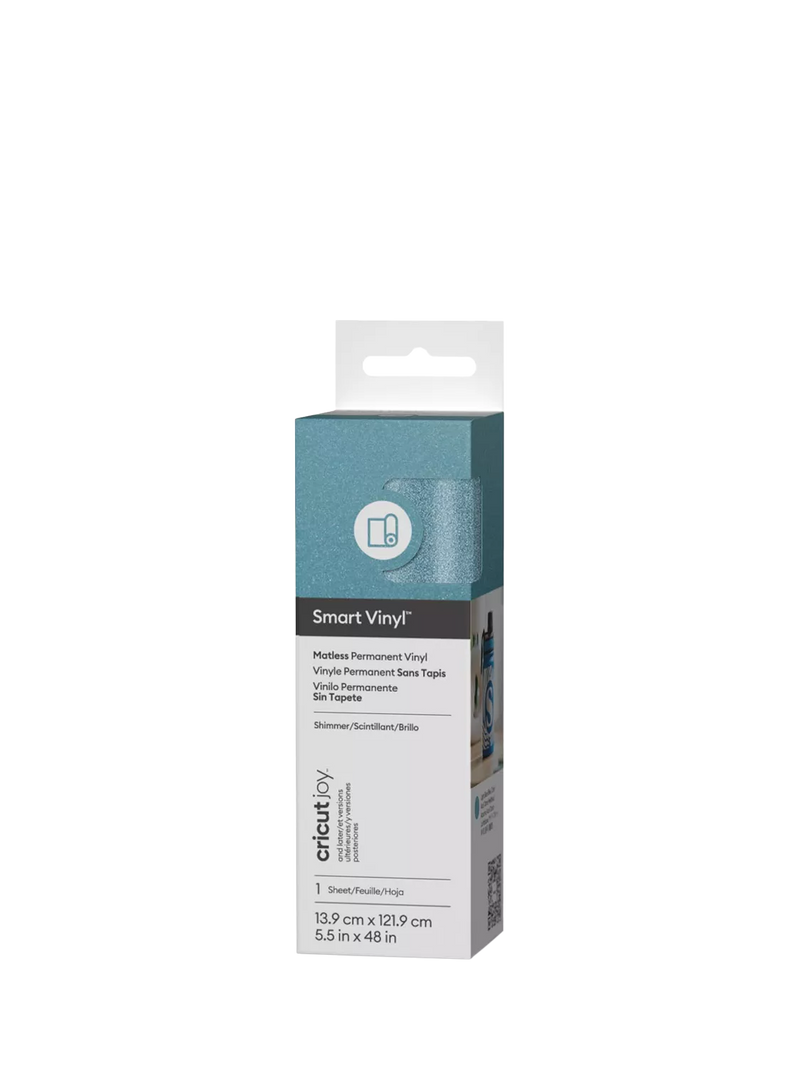 Cricut shimmer permanent vinyl roll 13.9cm x 121.9cm (British brand)