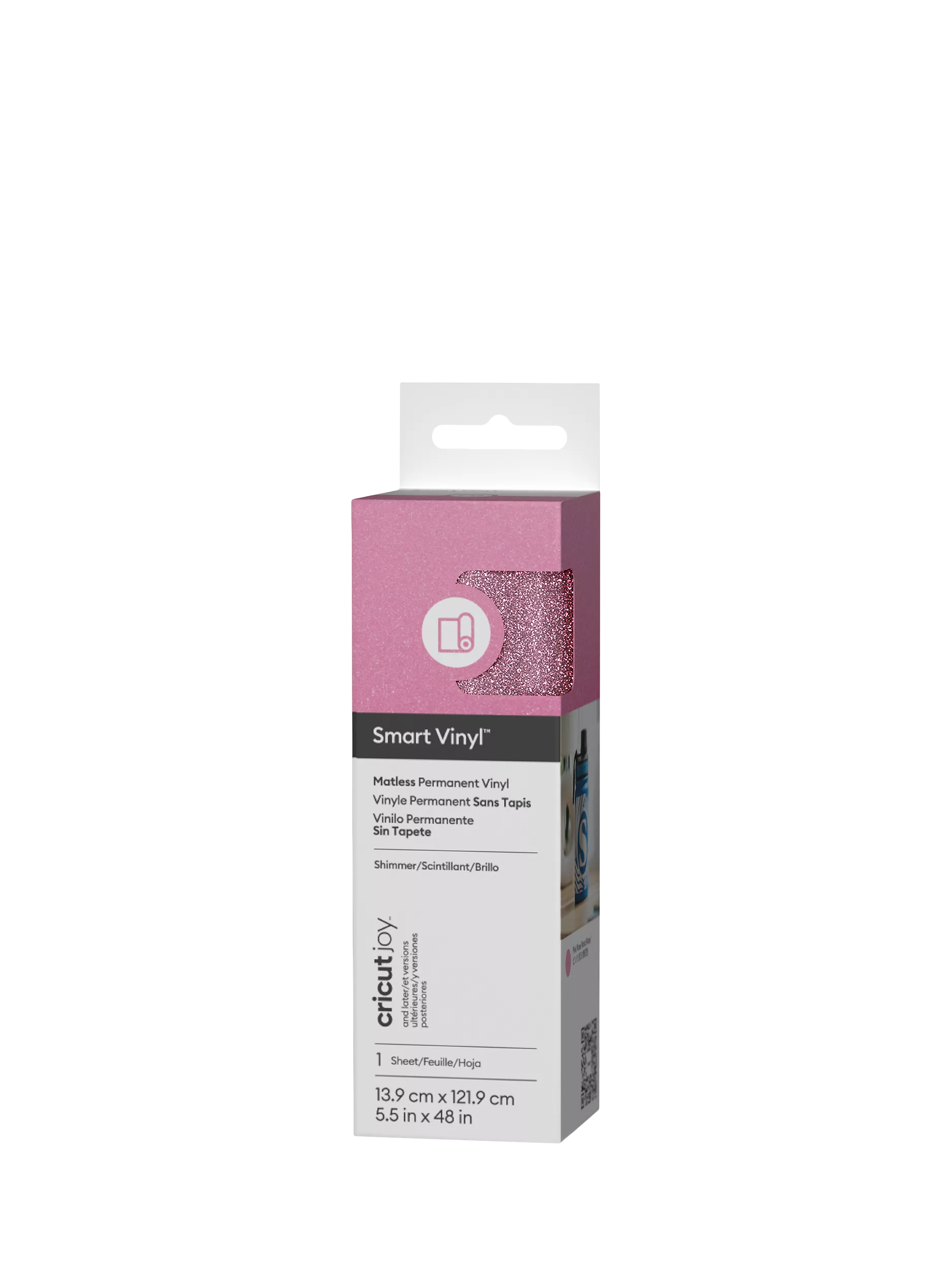 Cricut Joy Smart Vinyl Shimmer Matless Permanent Craft Vinyl Roll 13.9cm x 121.9cm