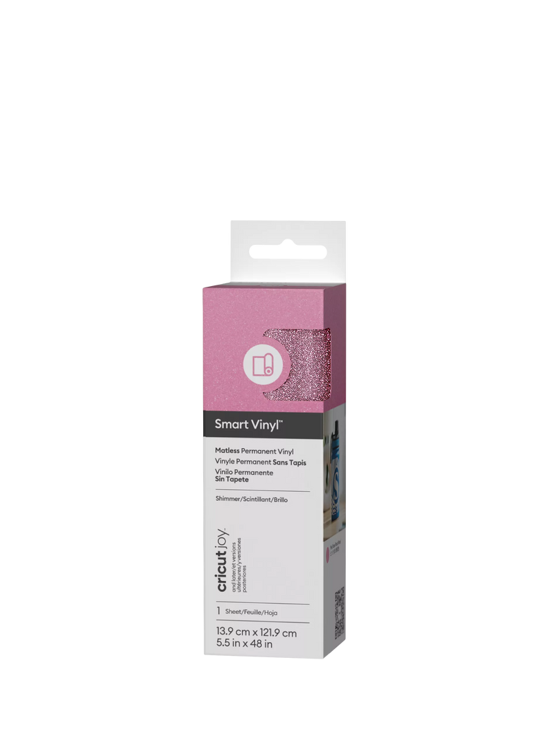 Cricut Joy Smart Vinyl Shimmer Matless Permanent Craft Vinyl Roll 13.9cm x 121.9cm