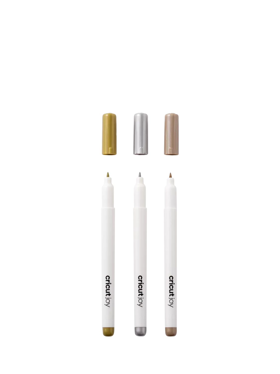 Cricut Joy metallic markers gold silver copper pack of 3, imported from the UK