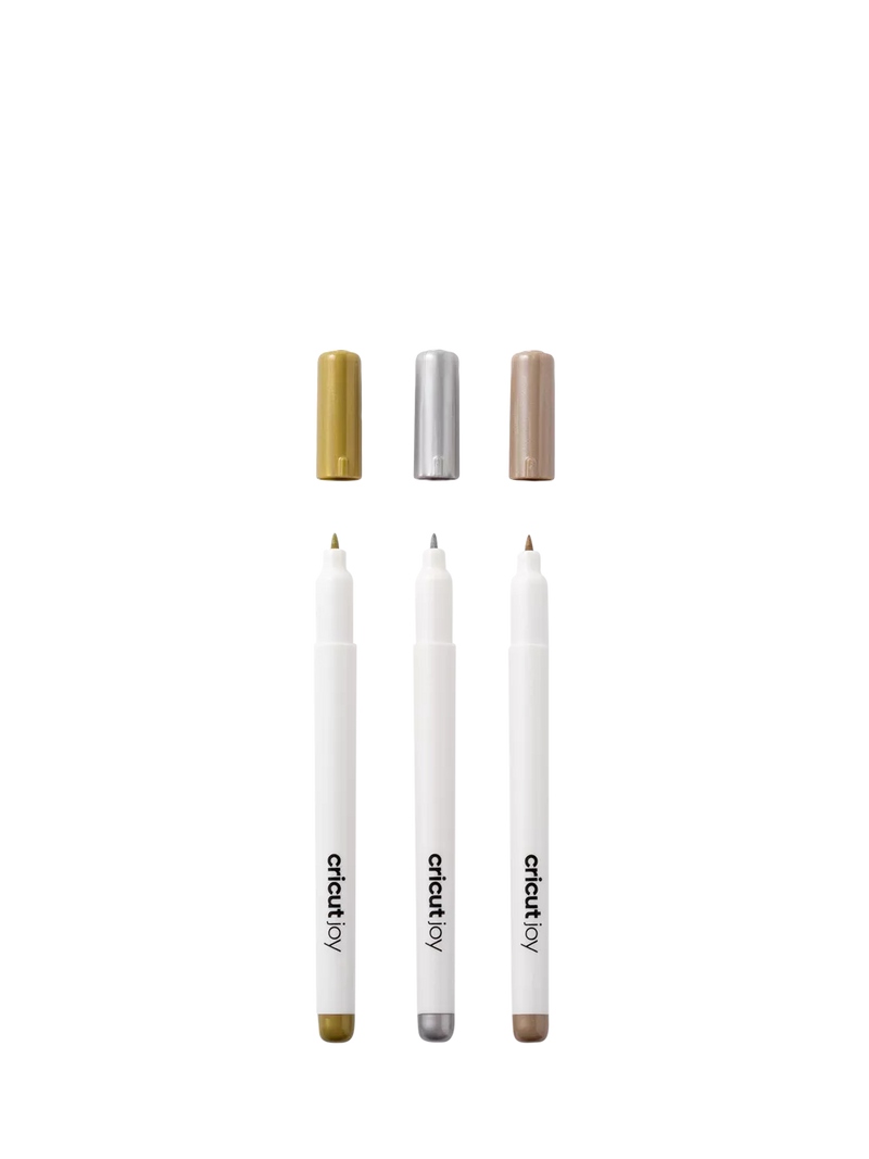 Cricut Joy metallic markers gold silver copper pack of 3, imported from the UK