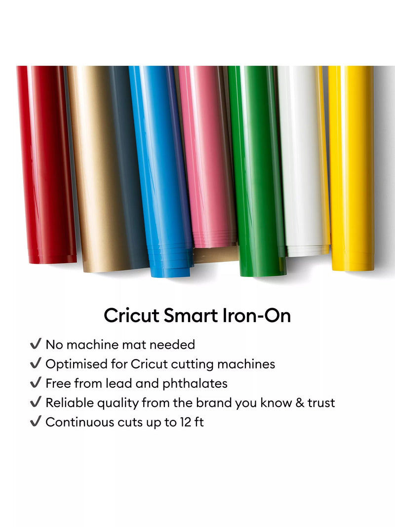 Cricut Smart Iron-On heat transfer vinyl black roll (British brand)