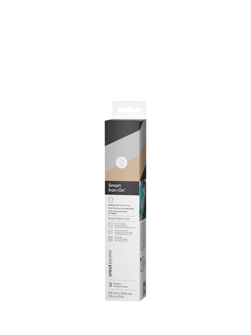 Cricut Joy Xtra Smart Iron-On sheets pack of 3, UK version