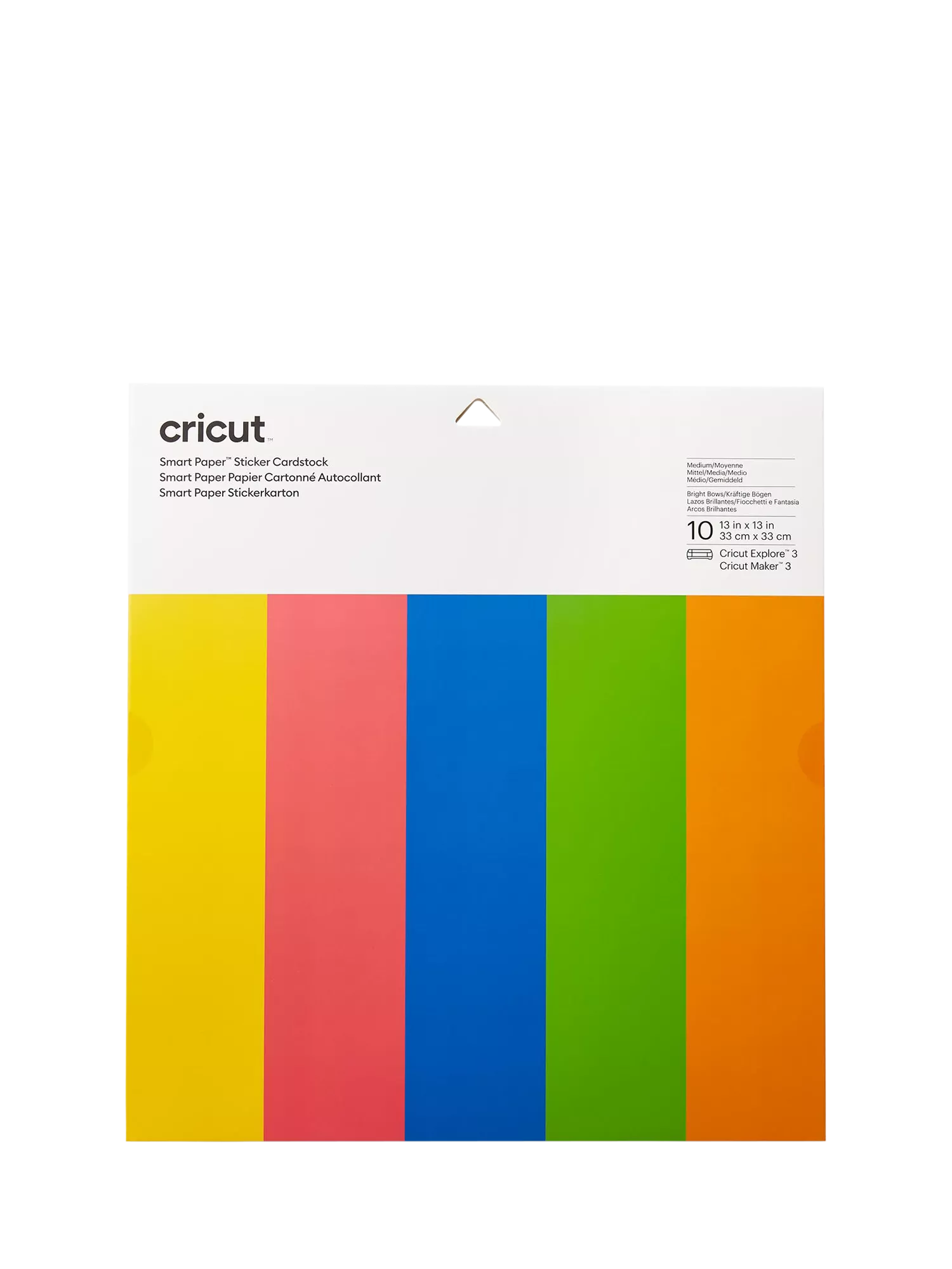 Cricut Smart Paper Sticker Cardstock 10 Sheets 30.5cm x 30.5cm