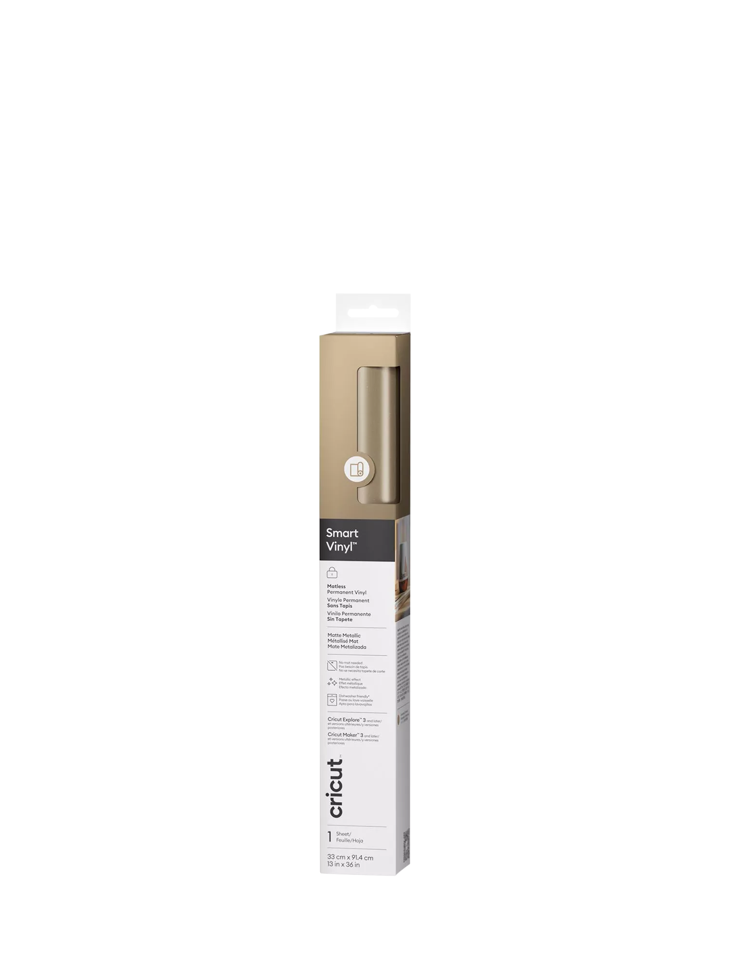 Cricut Smart Vinyl Matless Permanent Vinyl Roll 33cm x 91cm