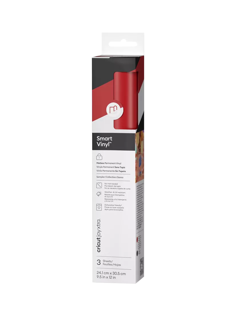 Cricut Joy Xtra Smart Vinyl Matless Permanent Vinyl, 3 Sheets