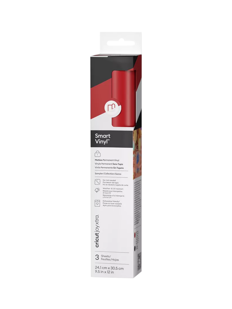 Cricut Joy Xtra Smart Vinyl Matless Permanent Vinyl, 3 Sheets