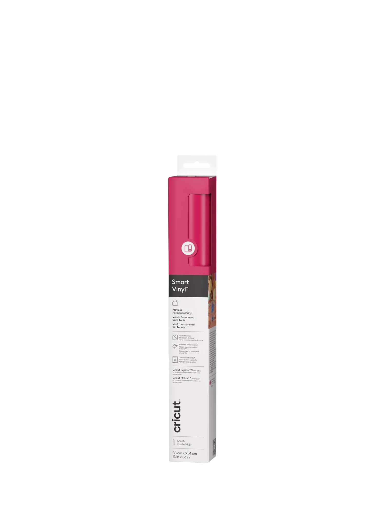 Cricut Smart Vinyl Matless Permanent Vinyl Roll 33cm x 91cm