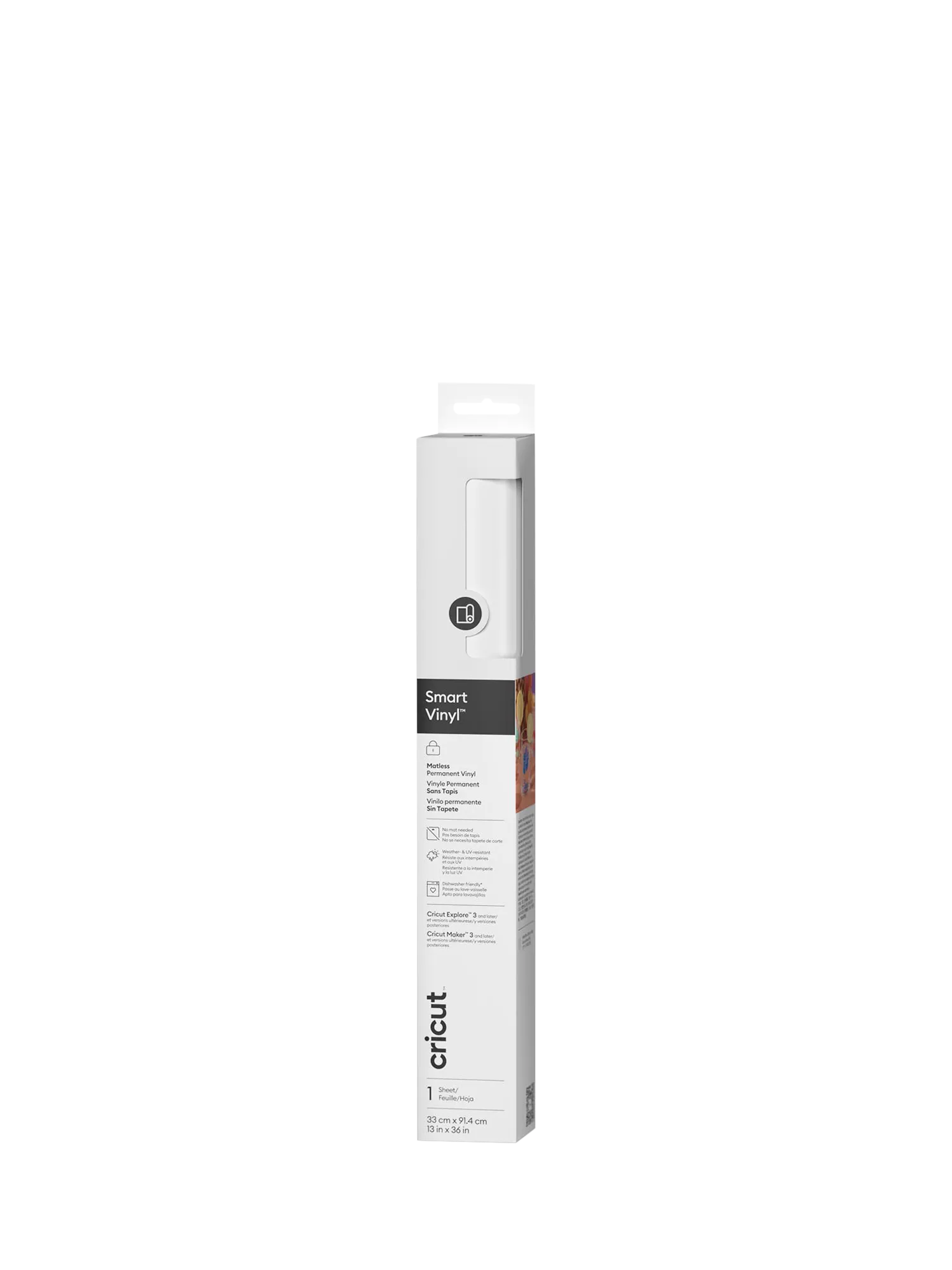 Cricut Smart Vinyl Matless Permanent Vinyl Roll 33cm x 91cm