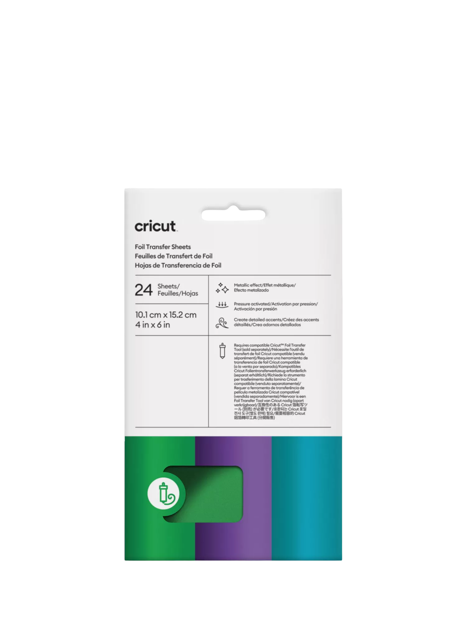 Cricut Foil Transfer Sheets Sampler, Pack of 24