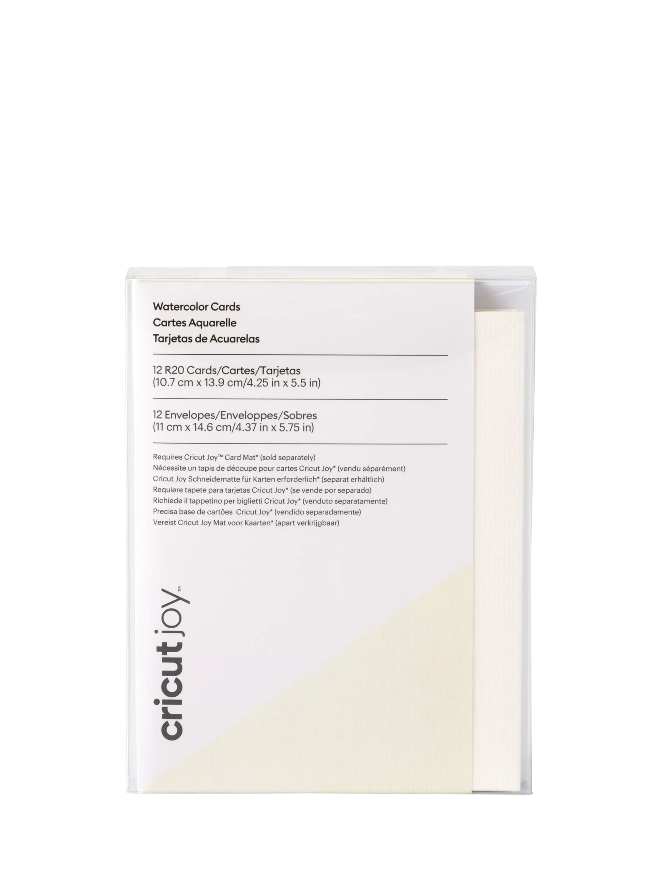 Cricut watercolour cards set of 12 R20 10.7x13.9cm - British product