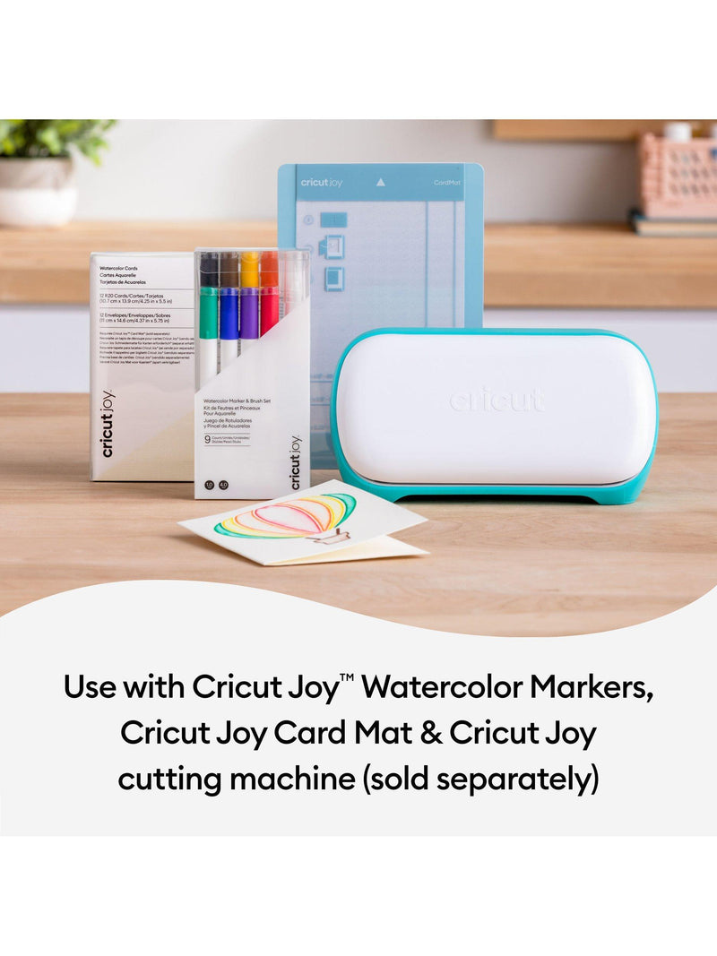 Cricut watercolour cards set of 12 R20 10.7x13.9cm - British product