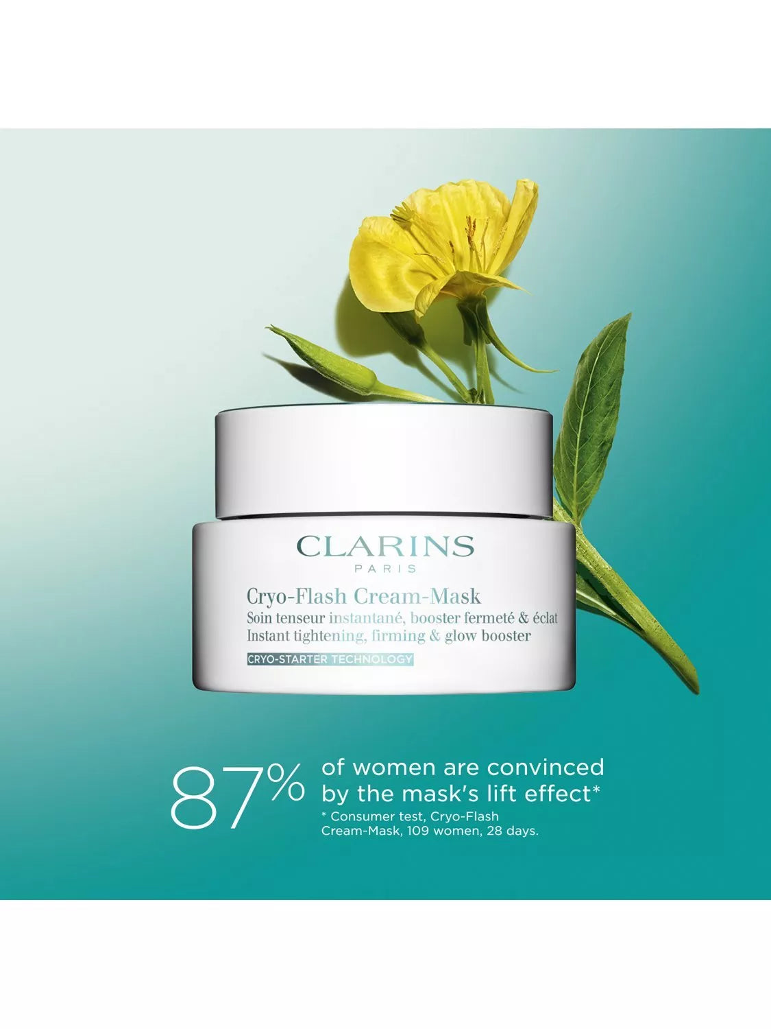 Clarins Cryo-Flash Cream-Mask 75ml (British brand)