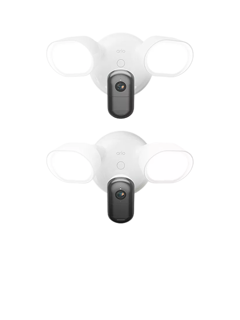 Arlo wired floodlight 2K security camera system (British brand)