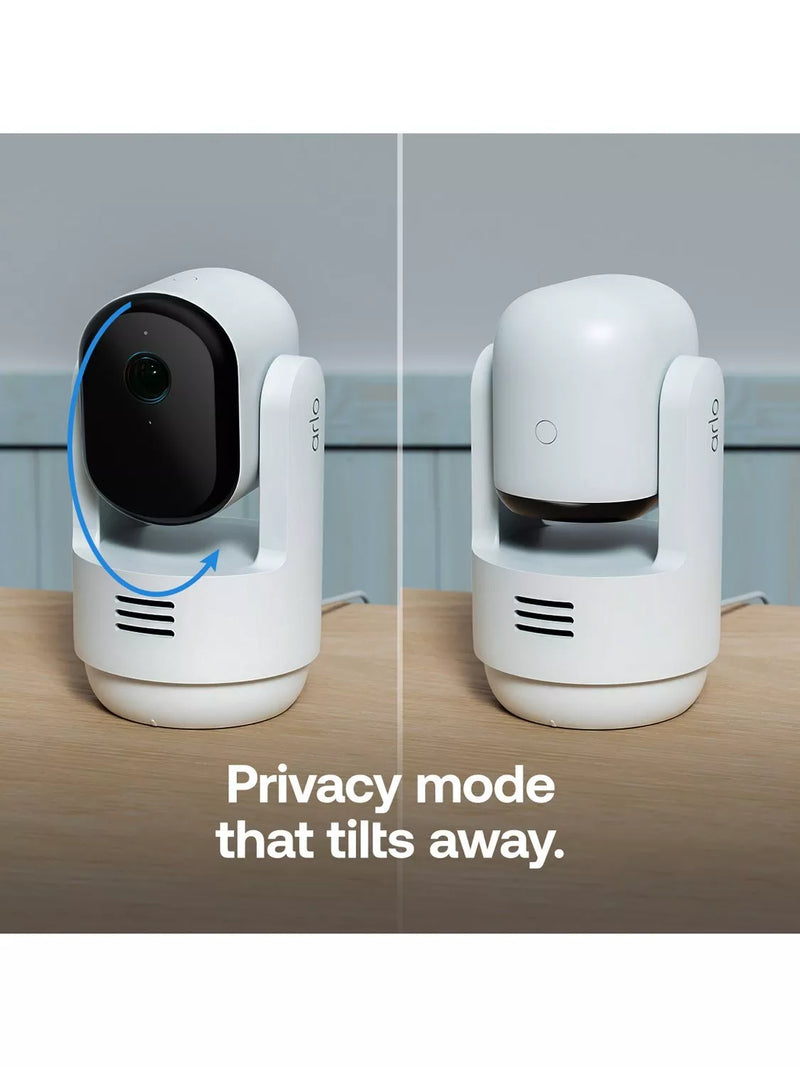 Arlo Essential 3 indoor security camera 2K pan-tilt - British product