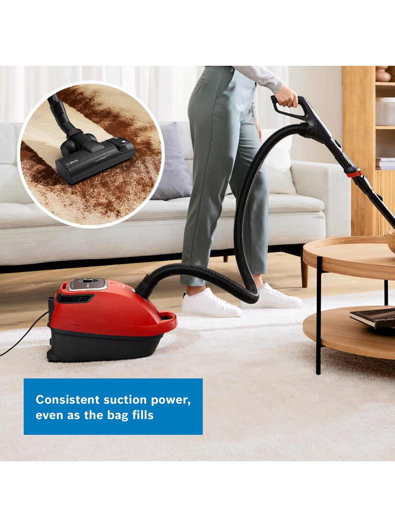 Bosch S6 ProPet vacuum cleaner red, imported from the UK