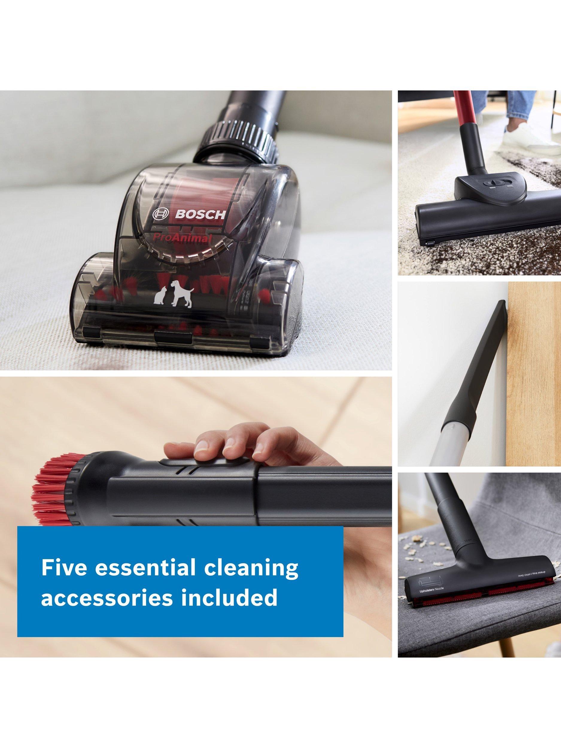 Bosch Series 6 bagged cylinder vacuum cleaner black, imported from the UK