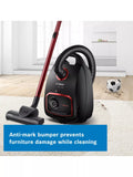 Bosch Series 6 bagged cylinder vacuum cleaner black, imported from the UK