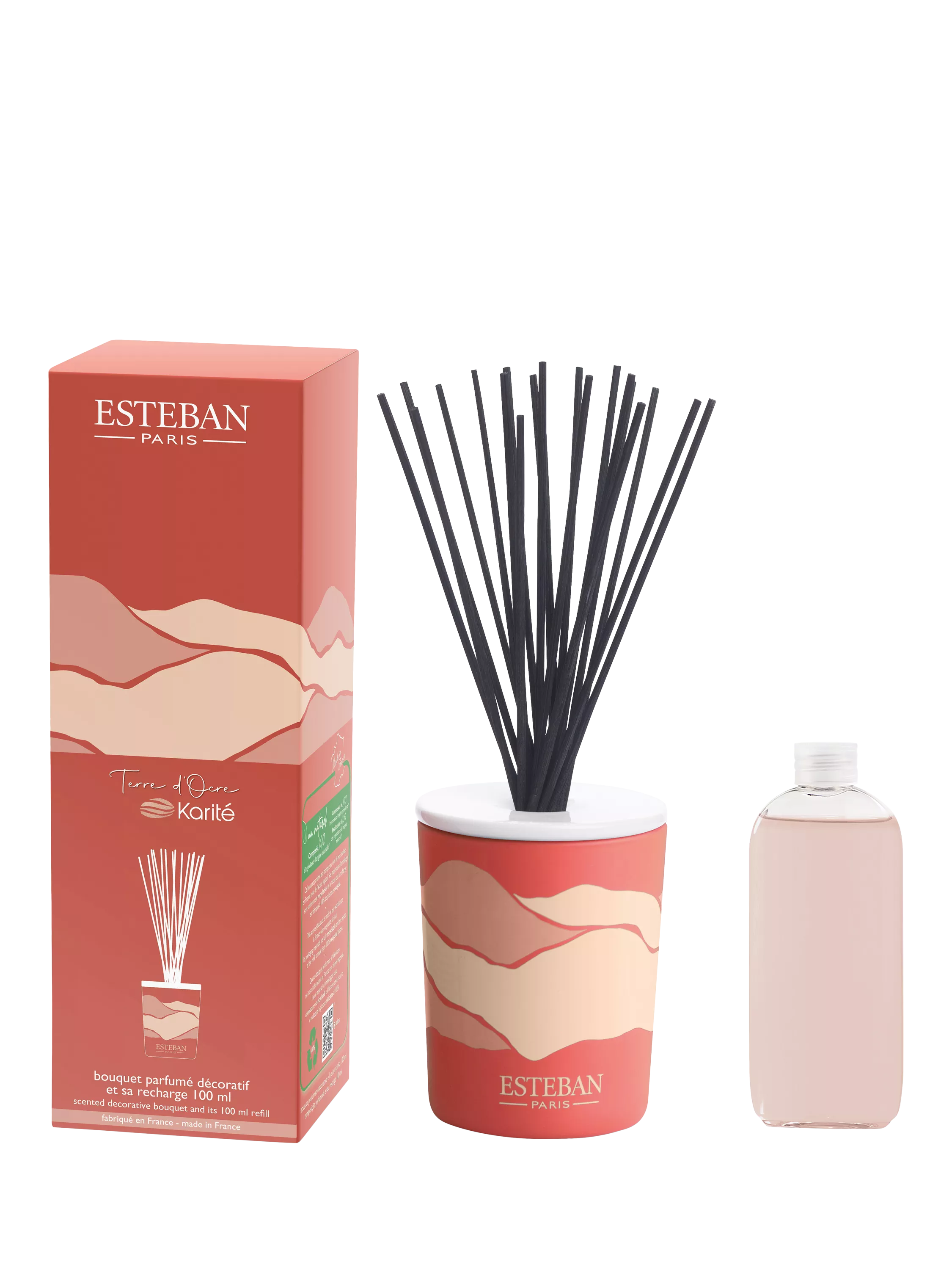 Esteban Terre d'Ocre Karité reed diffuser 100ml (British brand)
