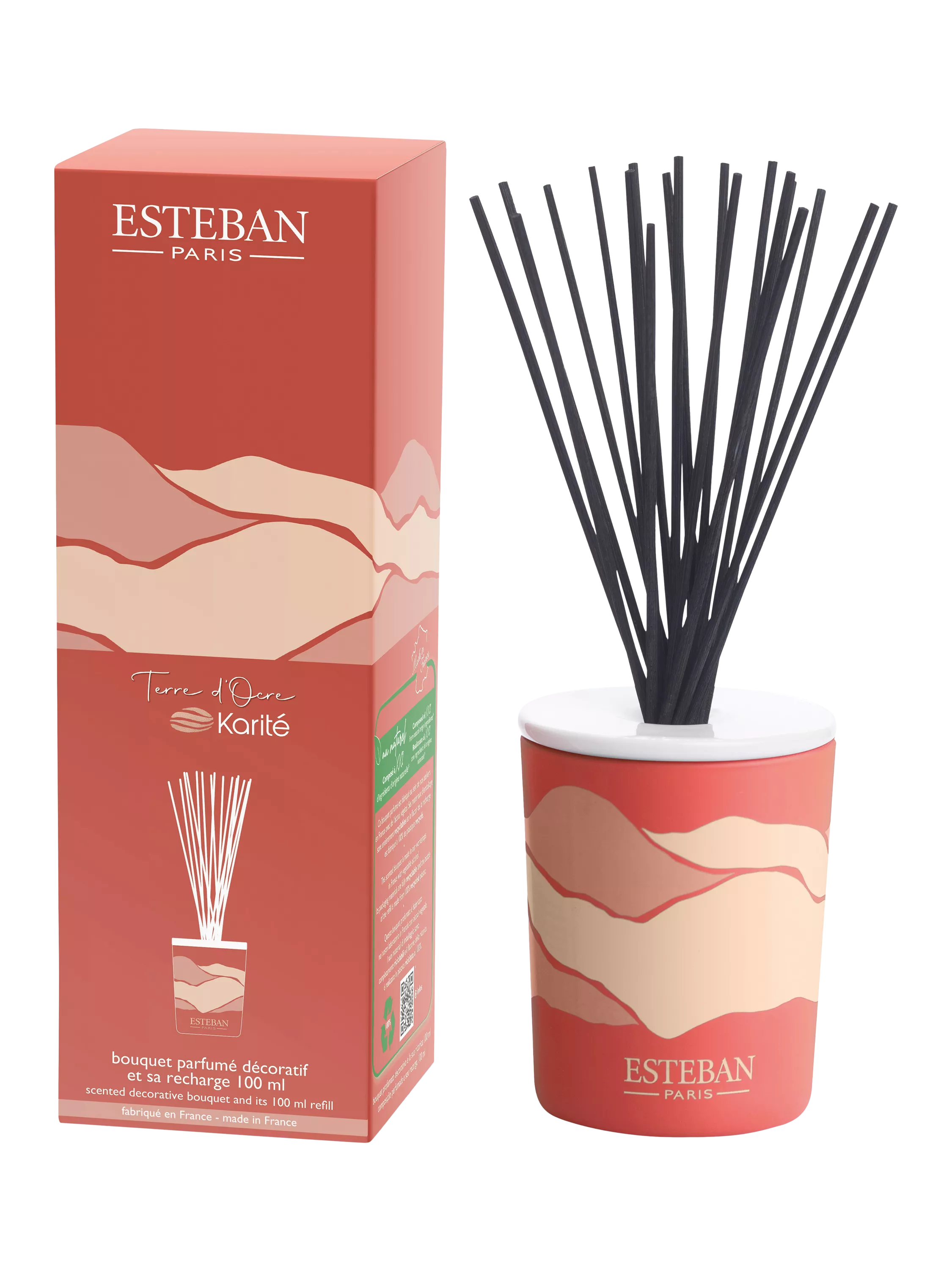Esteban Terre d'Ocre Karité reed diffuser 100ml (British brand)