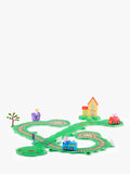 Peppa Pig Runabout Town Set track toy with car and train, UK version